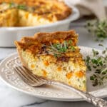 Sweet Potato & Goat Cheese Quiche Recipe