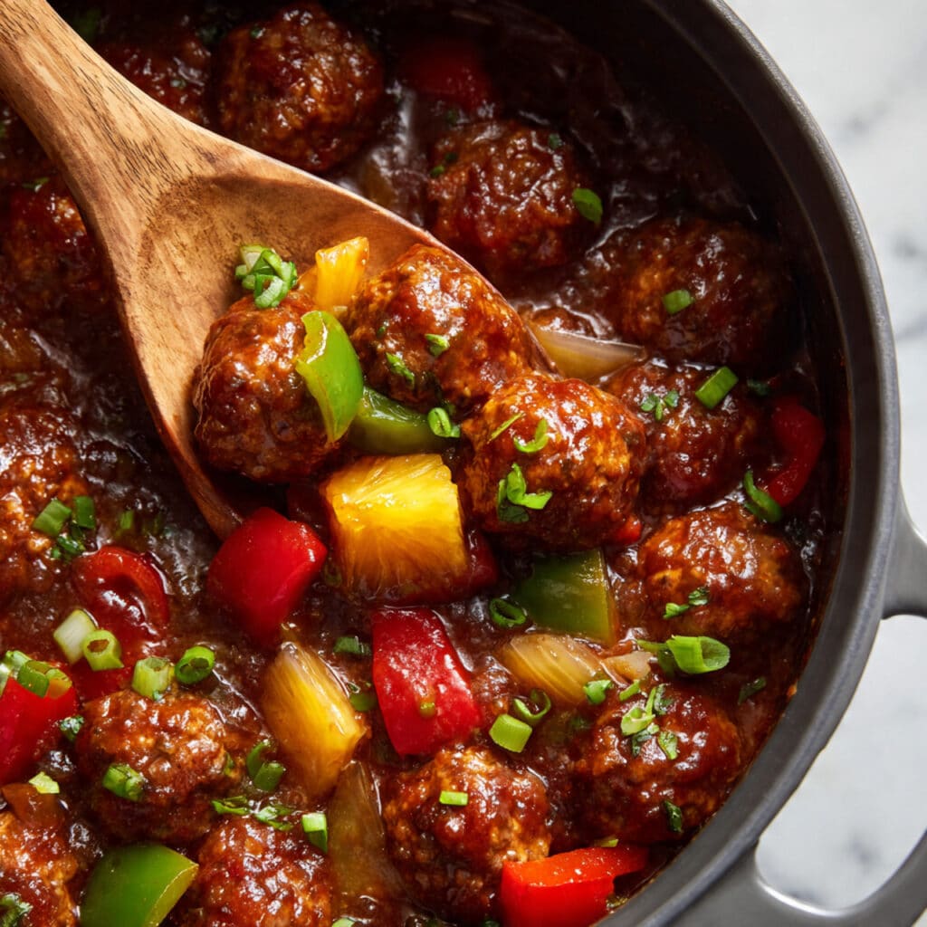 Sweet And Sour Meatballs Recipe