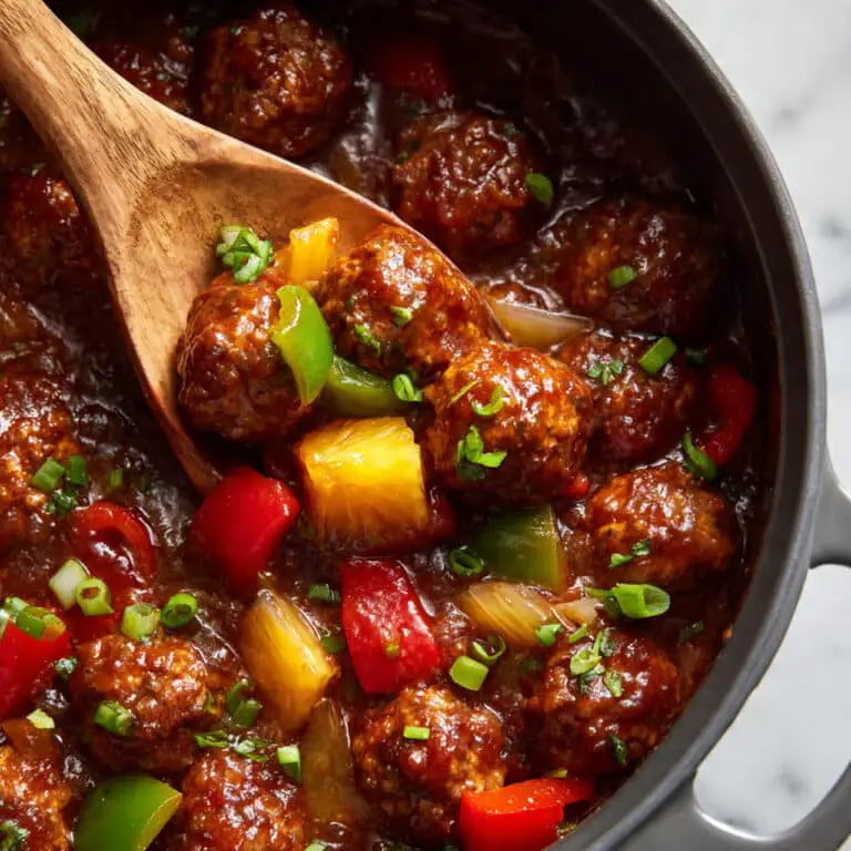 Sweet And Sour Meatballs Recipe