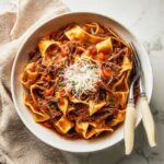 Creamy Braised Beef Short Rib Ragu with Pappardelle Recipe