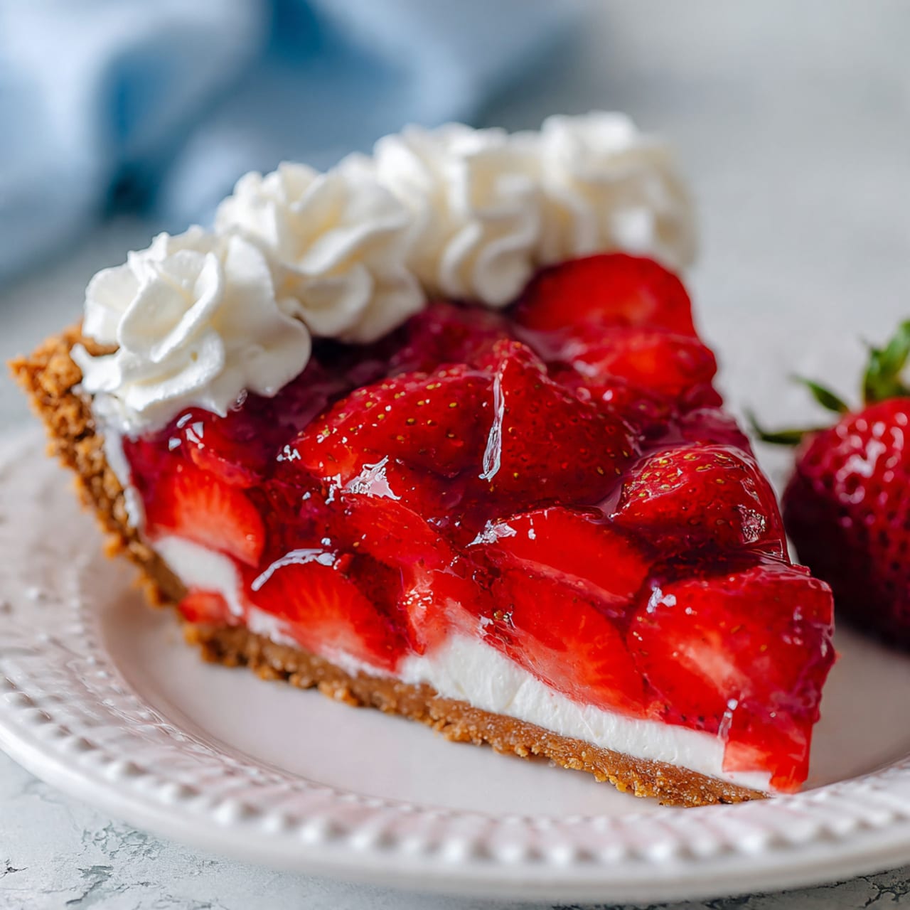 Strawberry Pie with Jello Recipe - Recipe Image