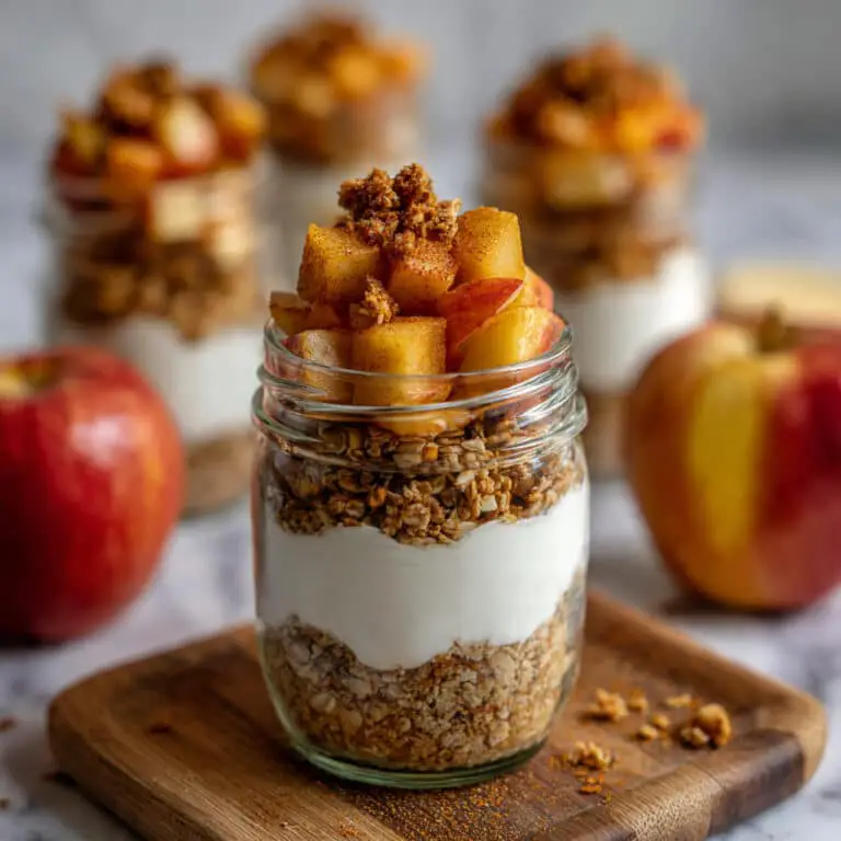 Apple Crumble Cheesecake Jars Recipe