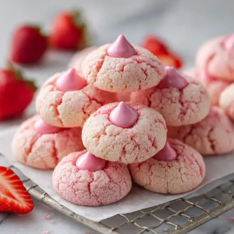 Strawberry Kiss Cookies Recipe
