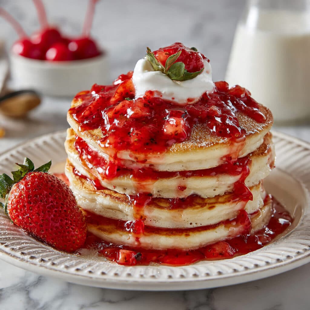 Strawberry Pancakes Recipe