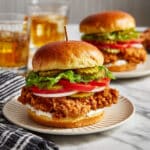 Spicy Chicken Sandwich with Crispy Fried Chicken and Spicy Mayo Recipe