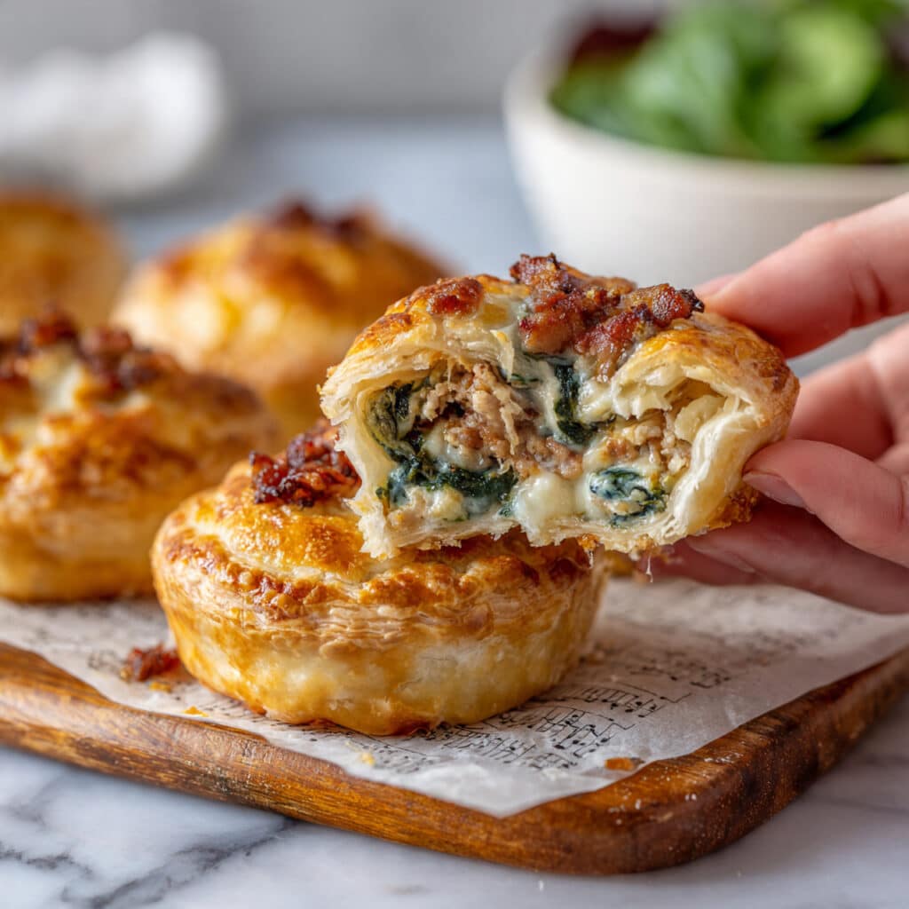 Spinach and Cream Cheese Puffs Recipe