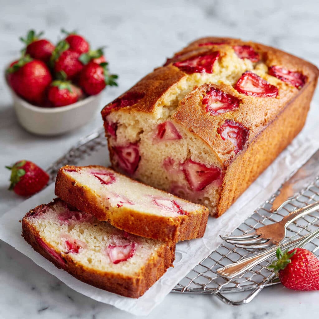 Strawberry Banana Bread Recipe