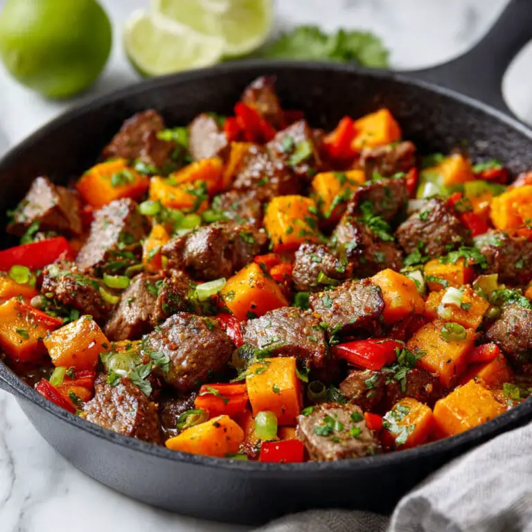 Steak and Sweet Potato Skillet Recipe