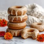 Pumpkin Donuts with Maple Bourbon Glaze Recipe