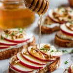 Apple Brie Crostini with Toasted Walnuts, Honey, and Fresh Thyme Recipe