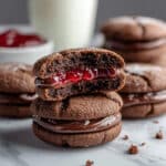 Chocolate Raspberry Sandwich Cookies Recipe