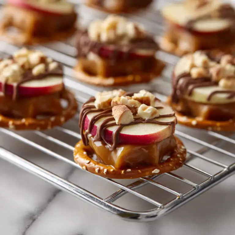 Caramel Apple Pretzel Bites Recipe