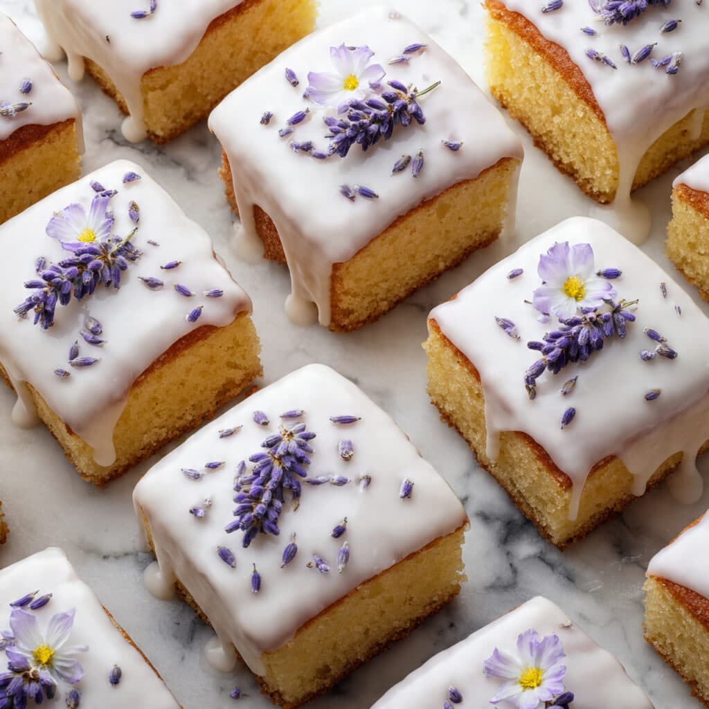 Lemon Lavender Cookie Bars Recipe