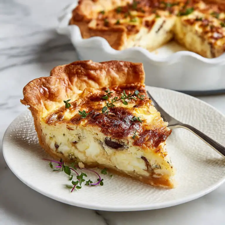 Cheese & Caramelized Onion Quiche Recipe