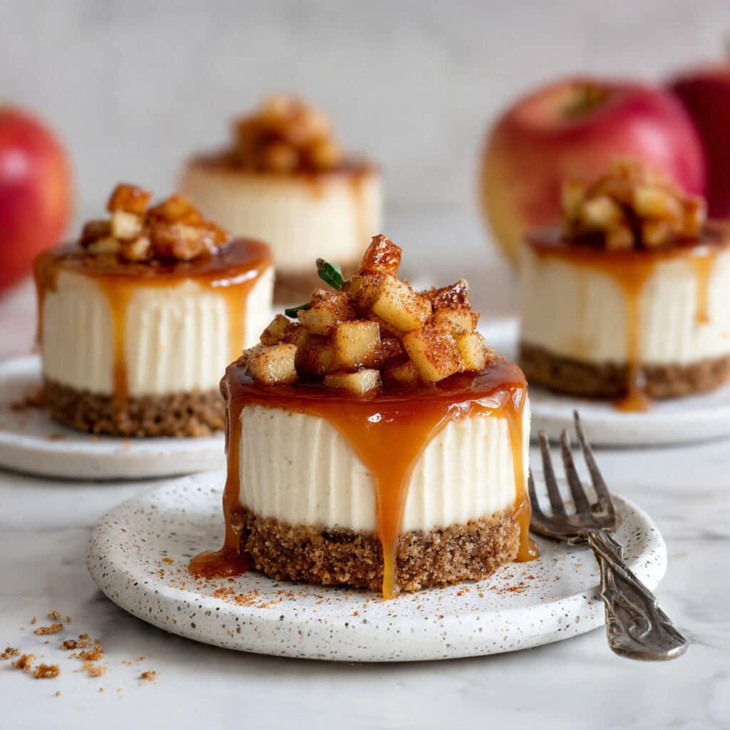 Mini Caramel Apple Cheesecakes Recipe