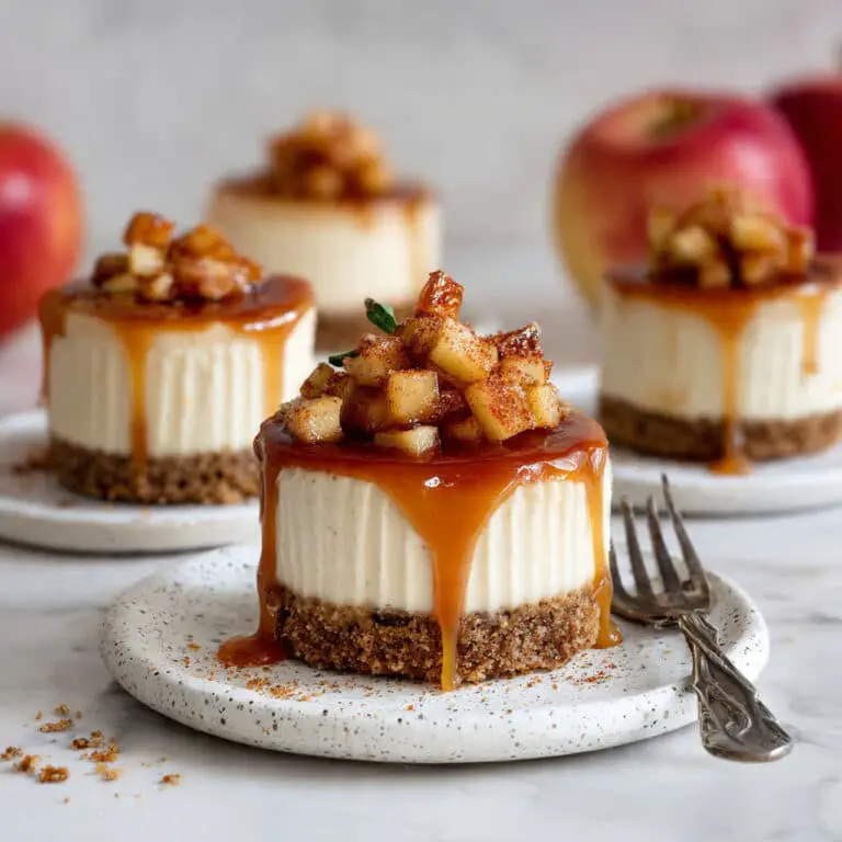 Mini Caramel Apple Cheesecakes Recipe
