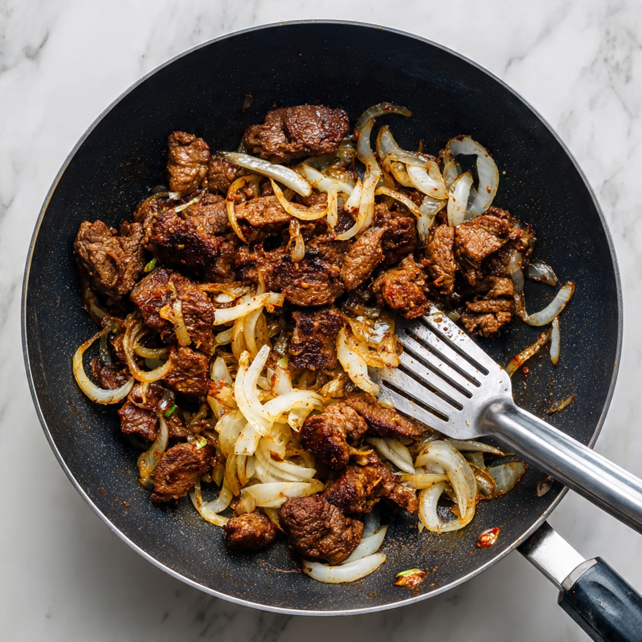 A white bowl is filled with pieces of raw red meat, showing a mix of lean and slightly fatty parts with a shiny, moist texture. The meat pieces vary in size and are irregularly layered inside the bowl, with some edges curling up. The bowl sits on a white marbled surface that provides a clean and bright background, highlighting the deep red color of the meat. photo taken with an iphone --ar 4:5 --v 7