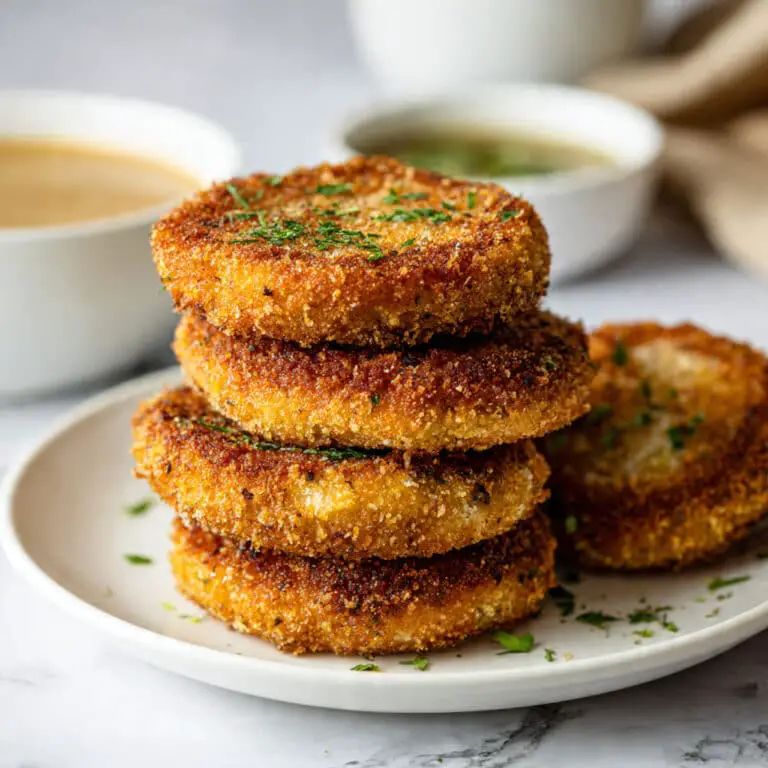 Fried Green Tomatoes with Remoulade Sauce Recipe