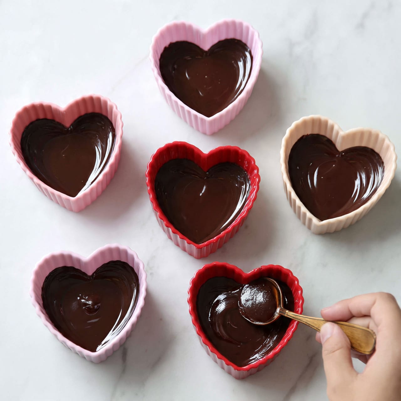 How To Make Chocolate Hearts Recipe - Recipe Image