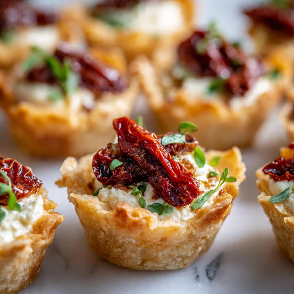Sun Dried Tomato Ricotta Bites Recipe