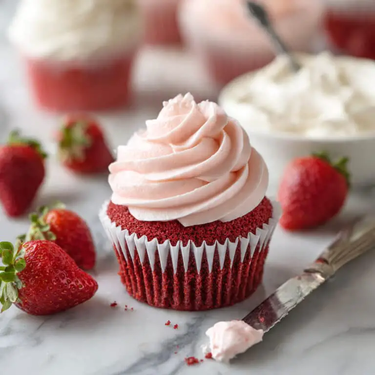 Red Velvet Beet Cupcakes with Strawberry Coconut Whipped Cream Recipe