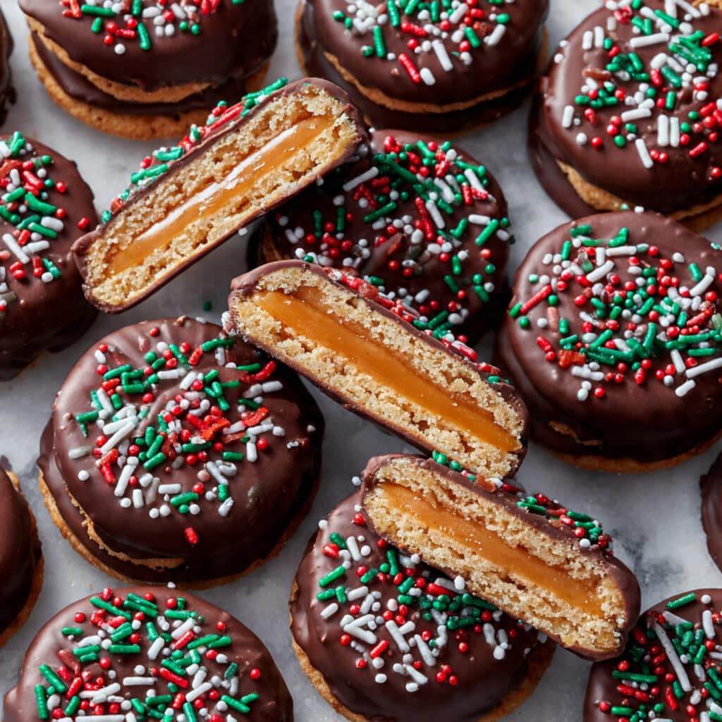 Ritz Cracker Cookies with Peanut Butter and Chocolate Recipe