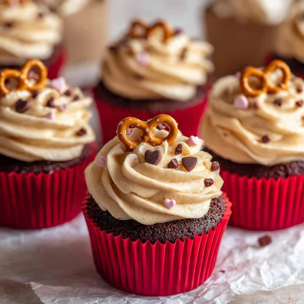Chocolate Peanut Butter Kitchen Sink Cupcakes Recipe