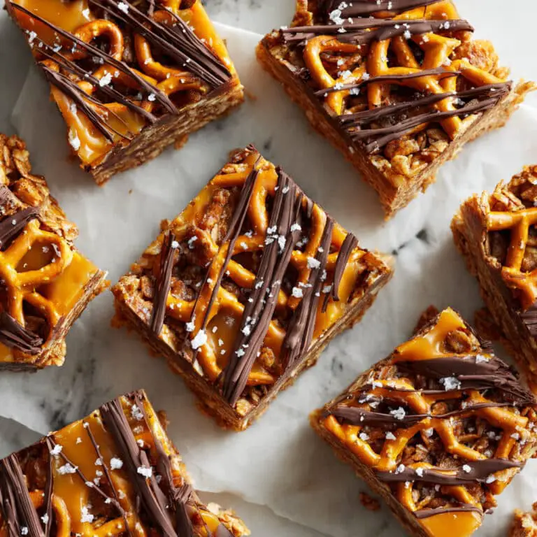 Chocolate Peanut Butter Pretzel Granola Bars Recipe