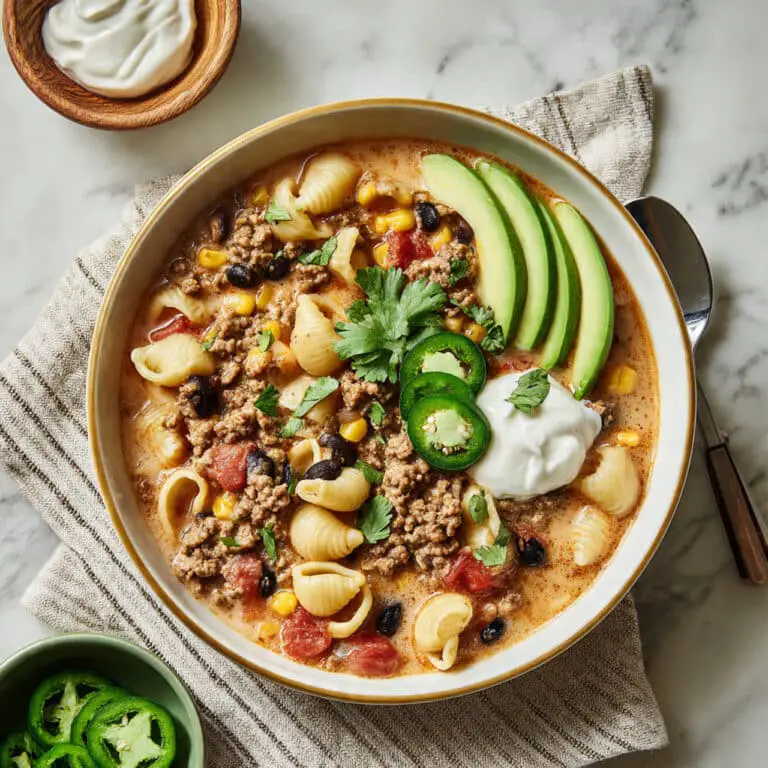 One-Pot Taco Pasta with Cottage Cheese Recipe