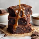 Salted Caramel Sweet Potato Brownies Recipe
