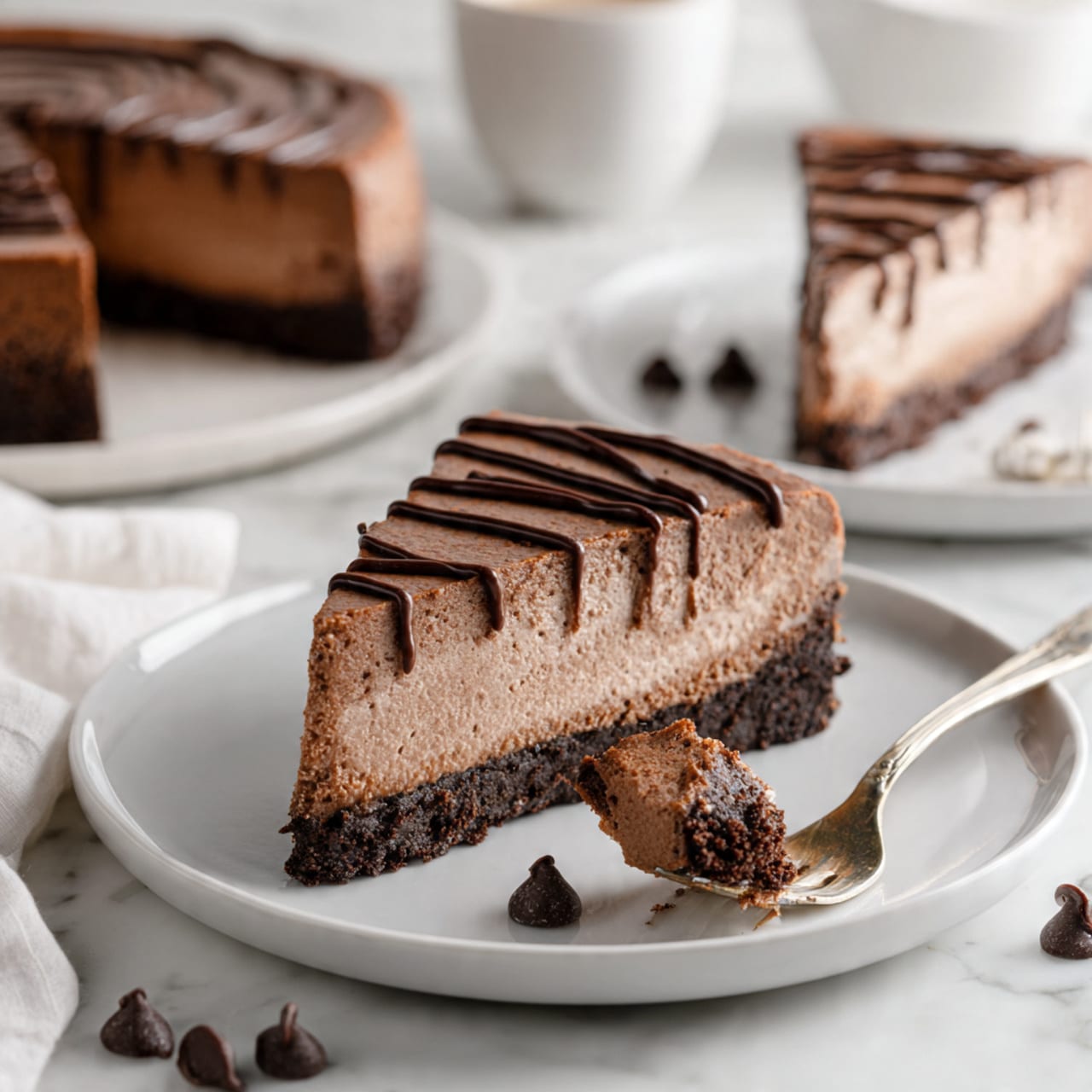Chocolate Mocha Cheesecake Recipe - Recipe Image