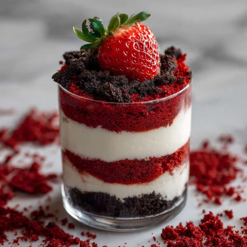 Cheesecake Red Velvet Trifles Recipe