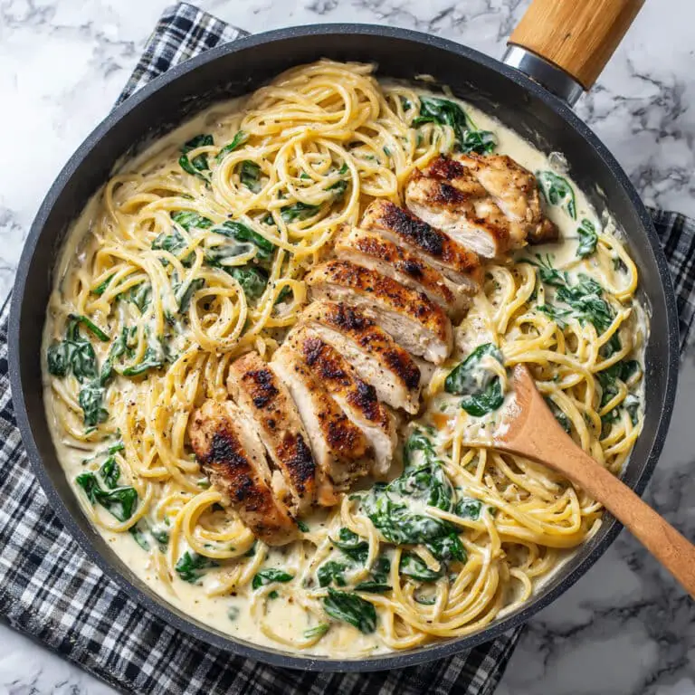 Creamy Chicken Florentine Pasta Recipe