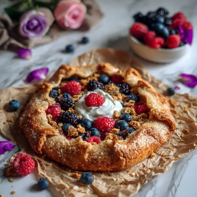 Mixed Berry & Granola Galette Recipe