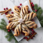 Snowflake Cinnamon Roll Recipe