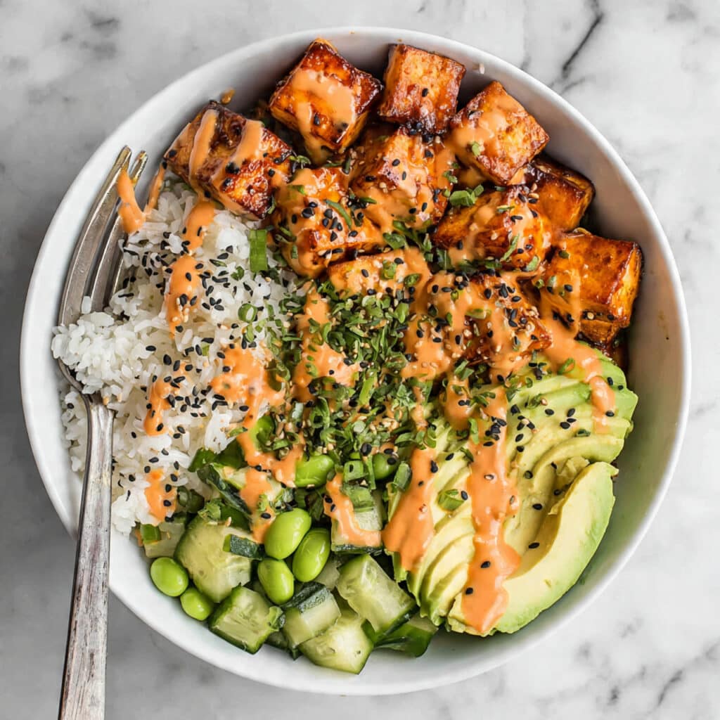 Bang Bang Salmon Bowls Recipe