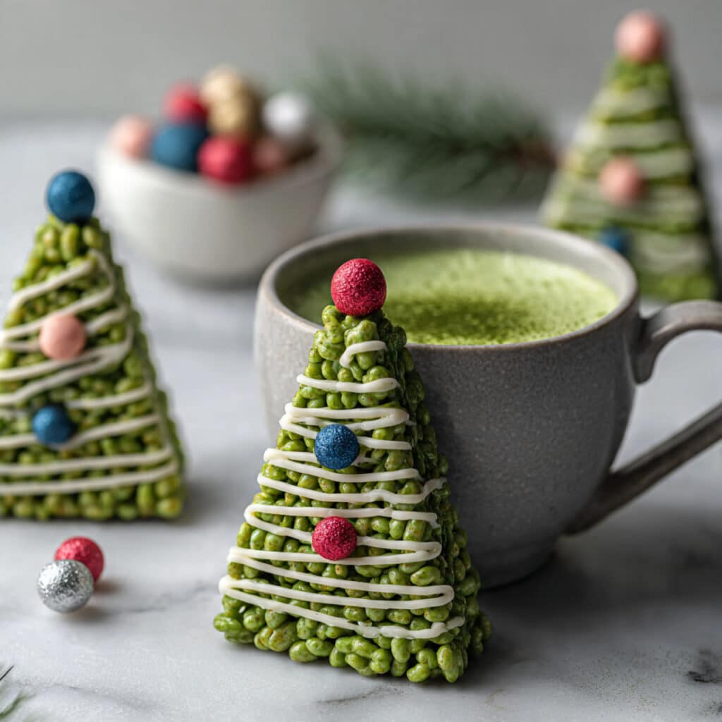 Matcha Rice Crispy Treats Recipe