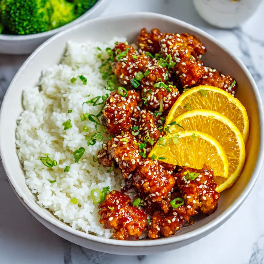 Healthy Orange Chicken Recipe