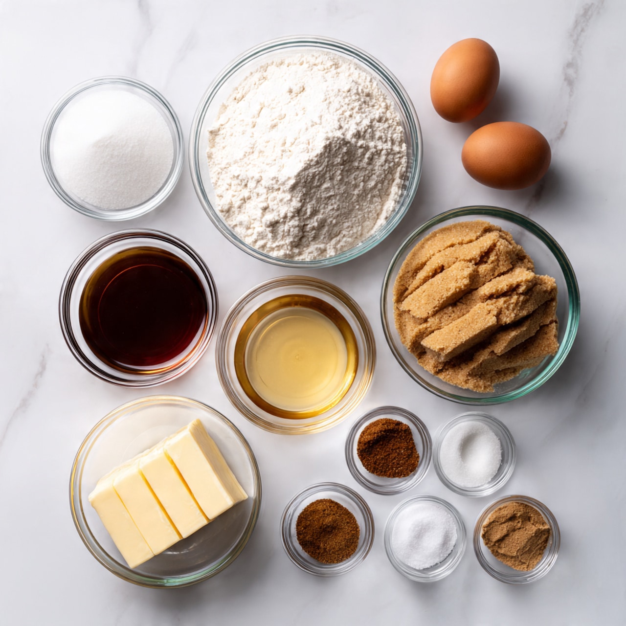A square metal baking pan lined with white parchment paper holds a thick, smooth layer of shiny brown batter spread evenly across the pan, with small bubbles rising on the surface. The pan is set on a white marbled surface, and a soft beige fabric with a waffle texture is partially visible on the right side. The image is bright and clear, showing the batter's wet texture and glossy finish. photo taken with an iphone --ar 4:5 --v 7