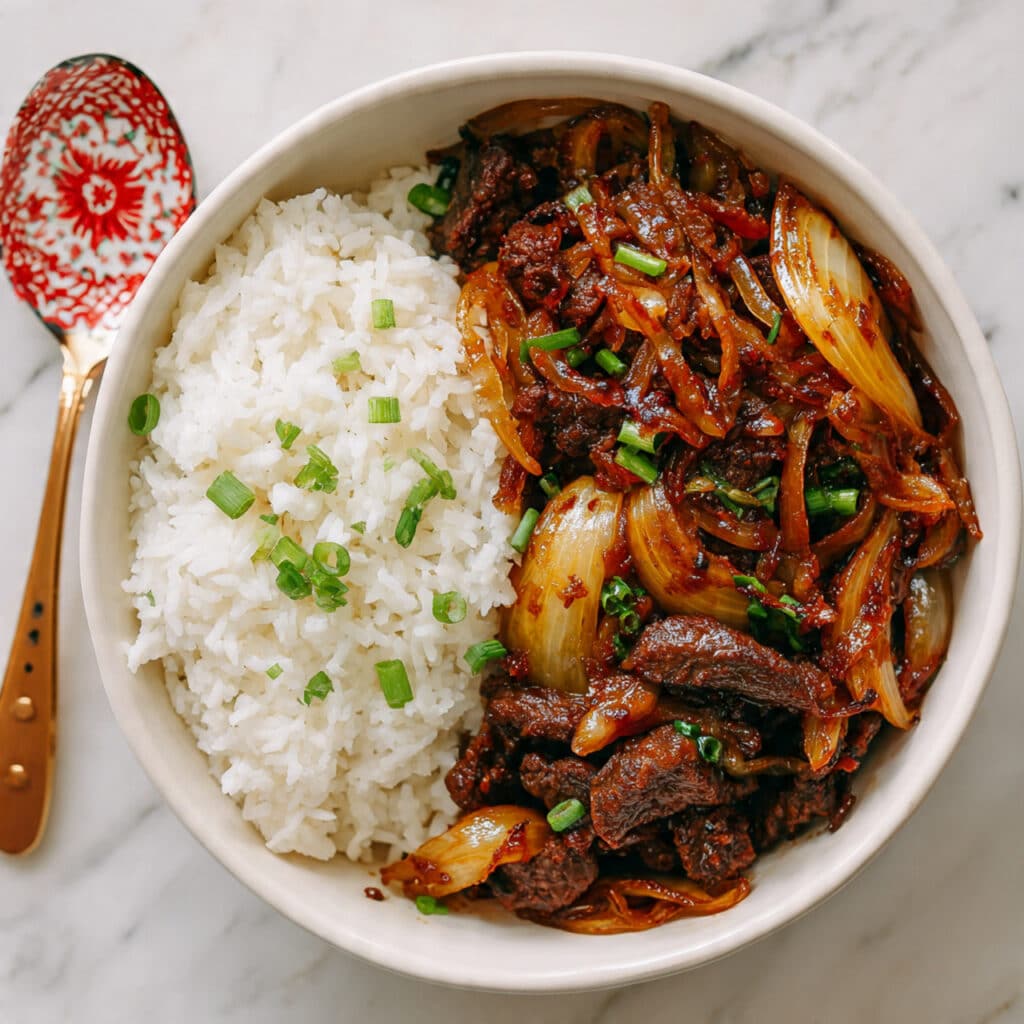 Beef Onion Stir-fry Recipe