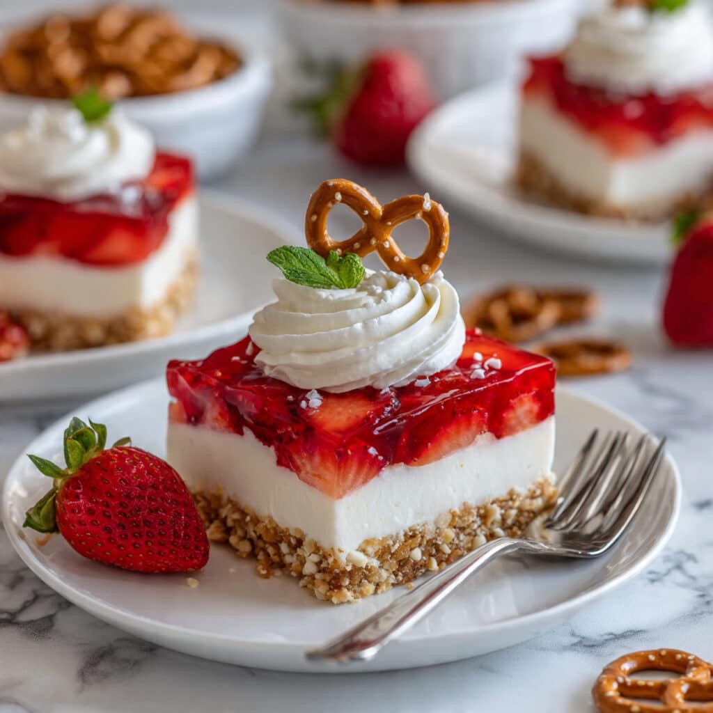 Strawberry Pretzel Salad Recipe