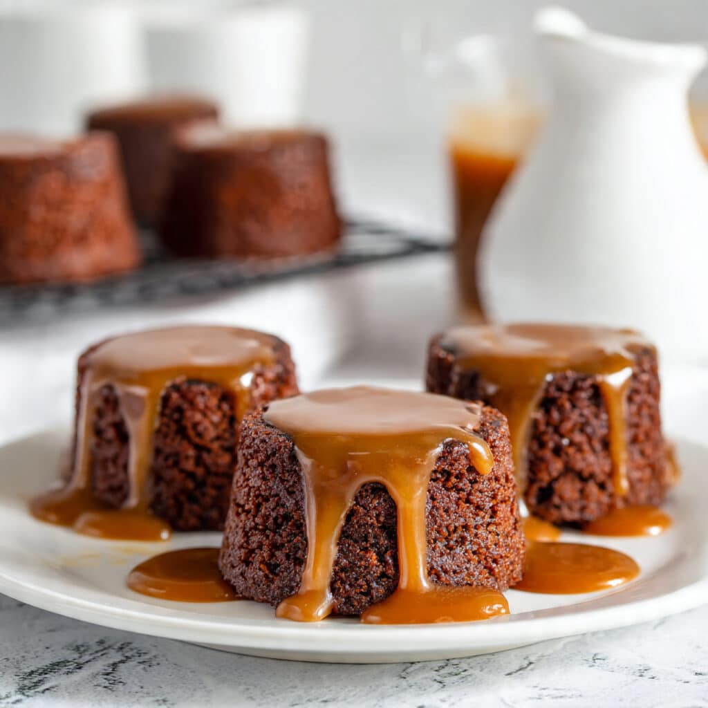 Eggless Easy Sticky Toffee Pudding Recipe