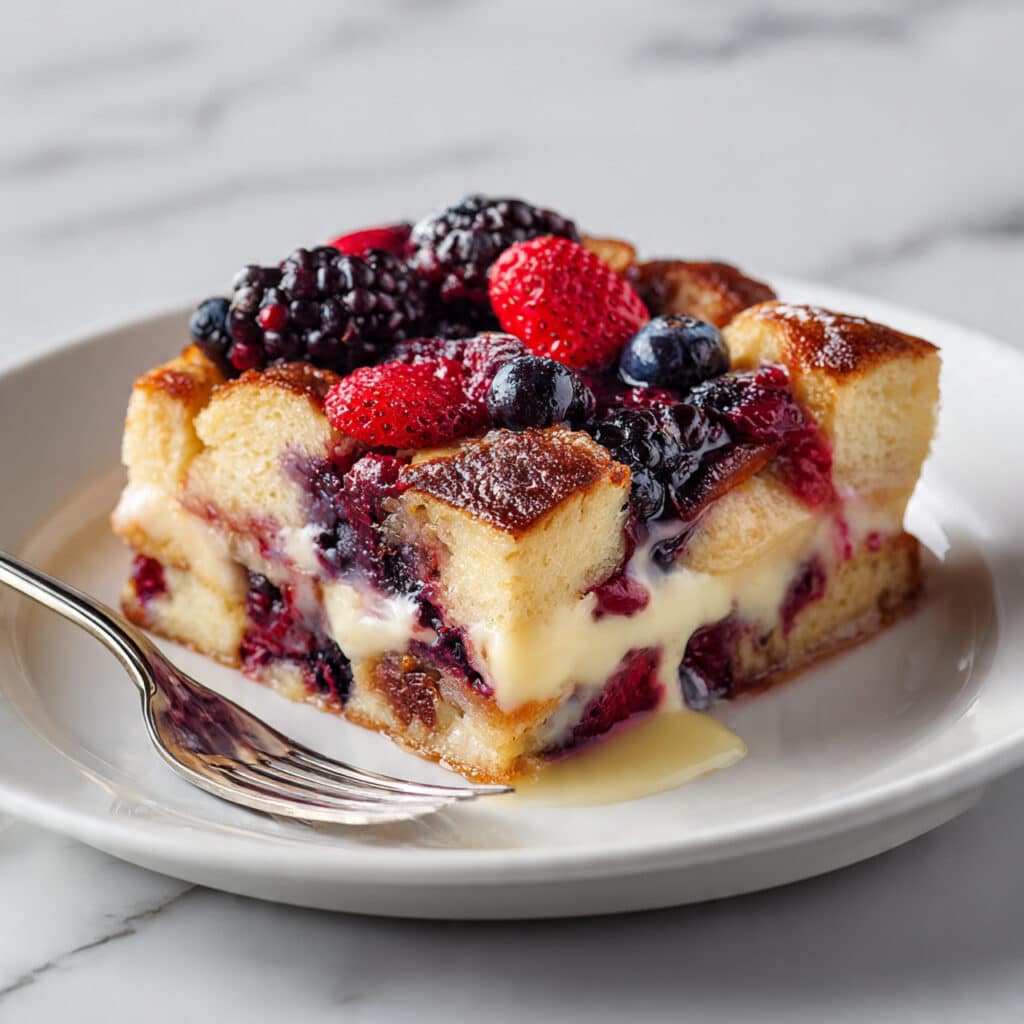 Croissant Berry Bread Pudding Recipe