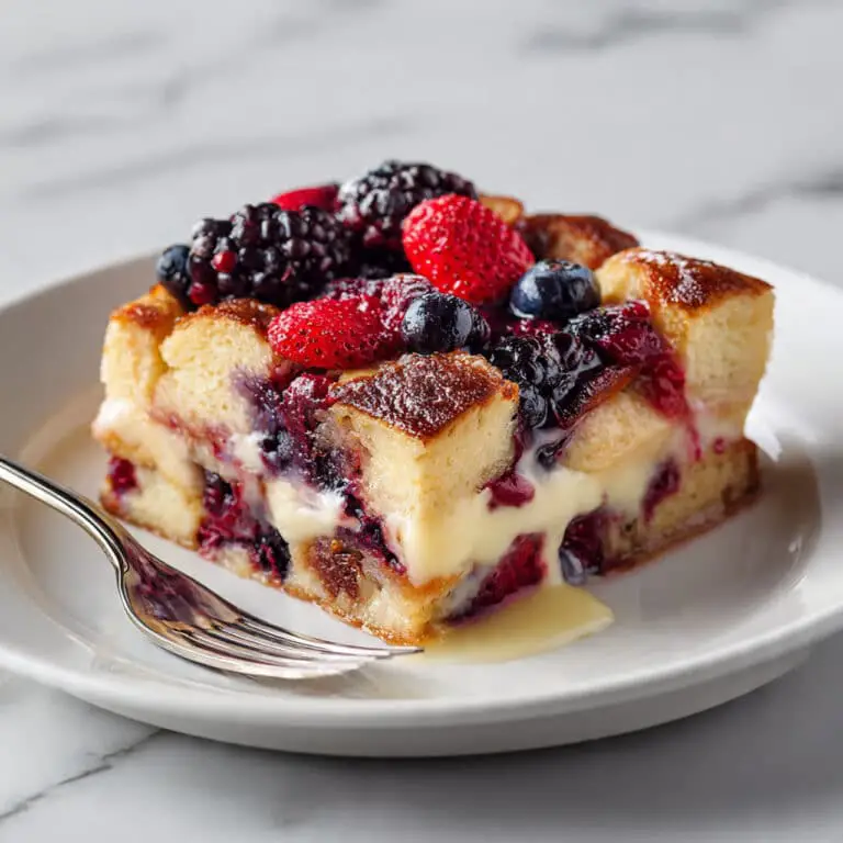 Croissant Berry Bread Pudding Recipe