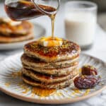 Orange Pancakes with Medjool Dates Recipe