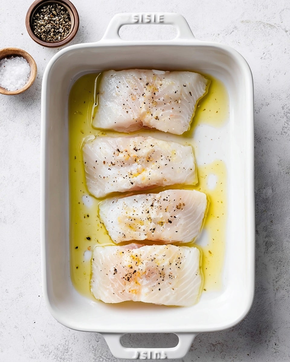 The dish shows a white piece of fish with a smooth, slightly charred texture placed at the center of a white plate on a white marbled surface. A yellow sauce with a creamy texture is being poured over the fish from a spoon, covering the top and flowing onto the plate. To the upper left of the fish, there are thin orange slices arranged neatly over dark green leafy kale. The overall look is fresh and simple with a mix of bright orange, green, white, and yellow colors photo taken with an iphone --ar 4:5 --v 7