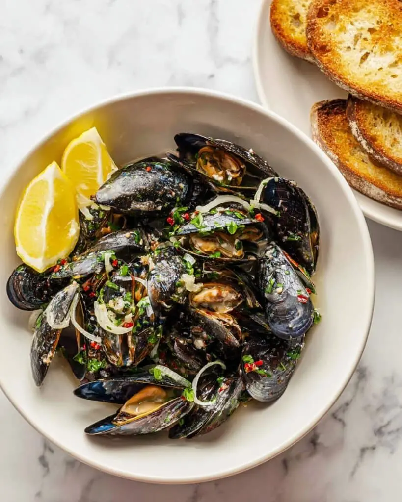 Drunken Mussels Recipe