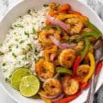 Sheet Pan Shrimp Fajitas Recipe