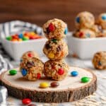 No Bake M&M Energy Balls Recipe