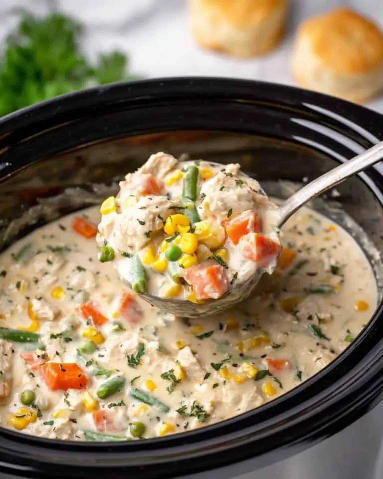 Slow Cooker Chicken Pot Pie Recipe